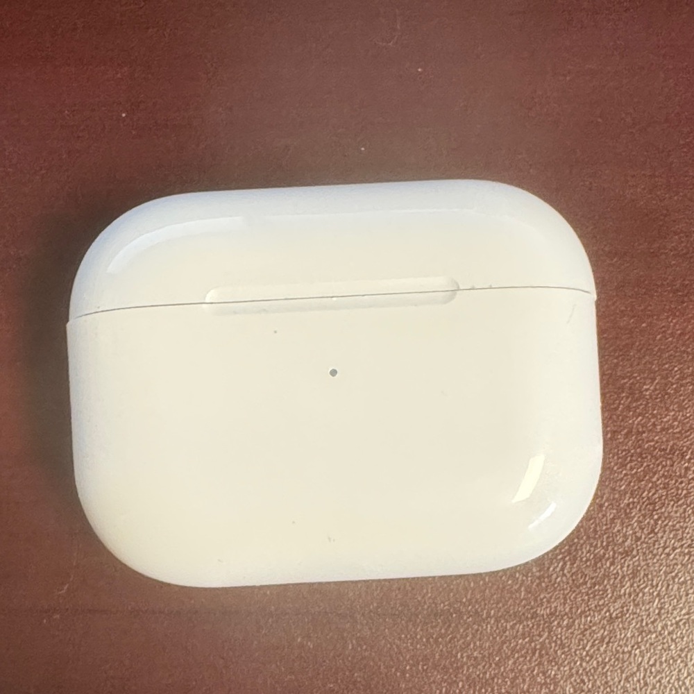 Apple White Earbuds Charging Case